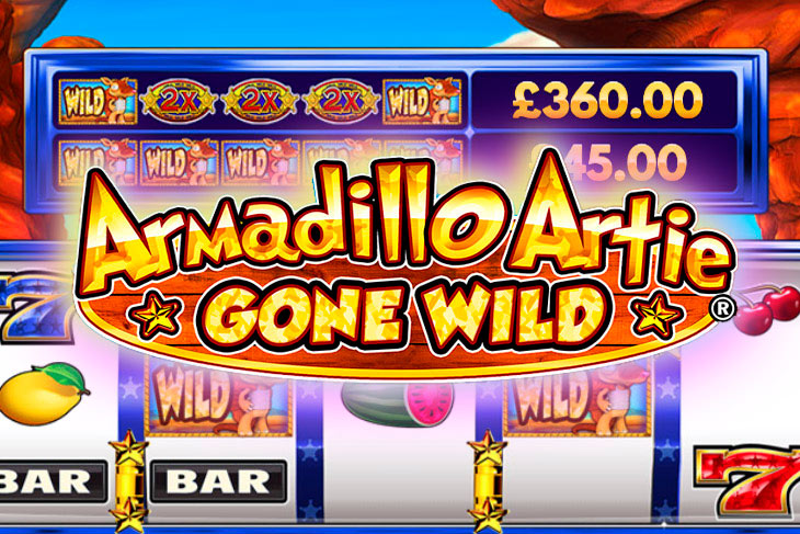 Armadillo Artie Gone Wild - DWG slot at Vegas Now Casino Casino